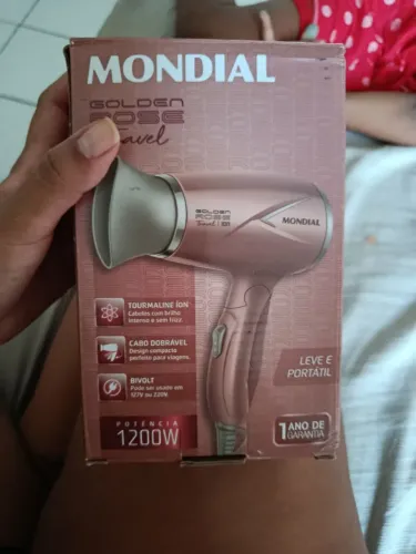 Secador de cabelo portátil Mondial 