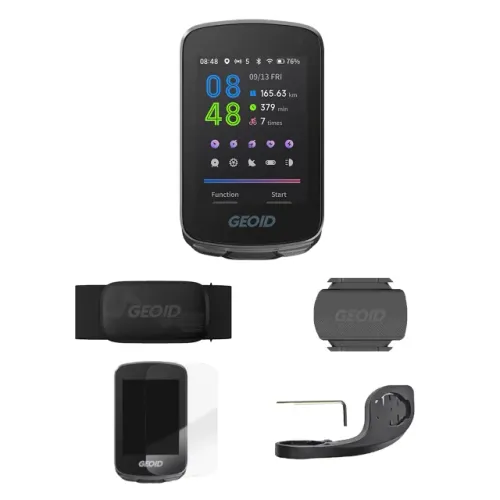 GPS Geoid CC700 com Monitor Cardíaco + Sensores de Velocidade