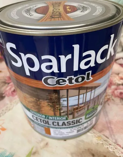 Tinta Verniz cetol paradex, composto pronto sem cheiro, novo