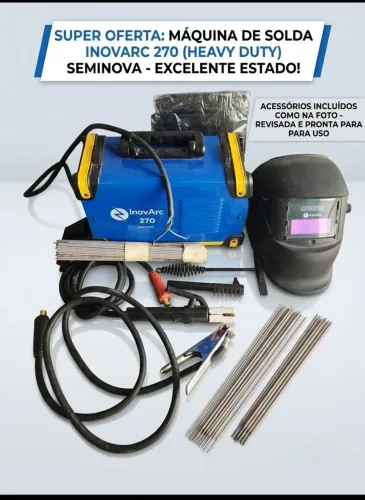 Máquina de Solda Inovarc 270 Excelente estado com acessório