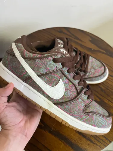 Tênis Dunk SB Paisley Brown Original| Pouco usado | Com cadarço extra