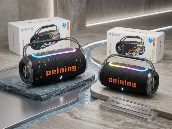 Caixa de Som Portátil Bluetooth PEINING Pei-238BT - 100W