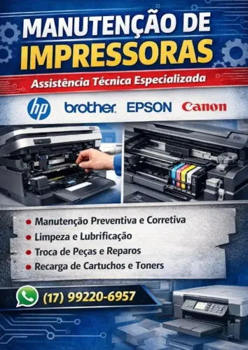 Assistência Técnica - Manutenção de Impressoras 