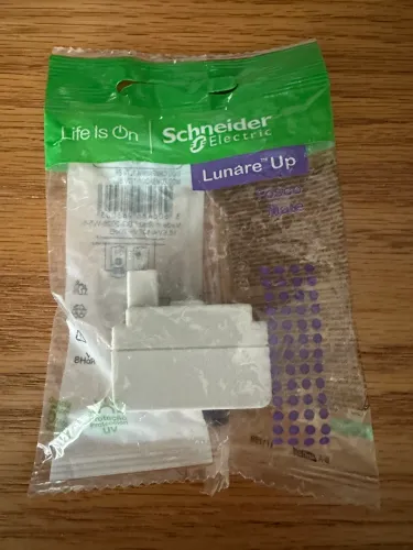 Módulo Cigarra Branco Lunare Up Schneider S403107 Branco