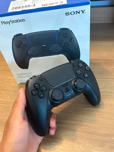 CONTROLE PS5 PRETO ZERADO