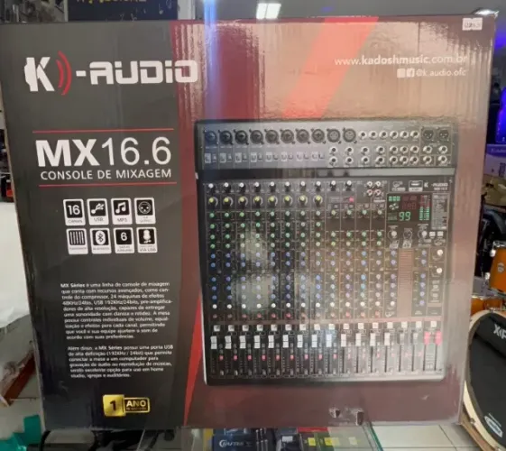 Mesa Analogica K-audio Mx16.6 Profissional