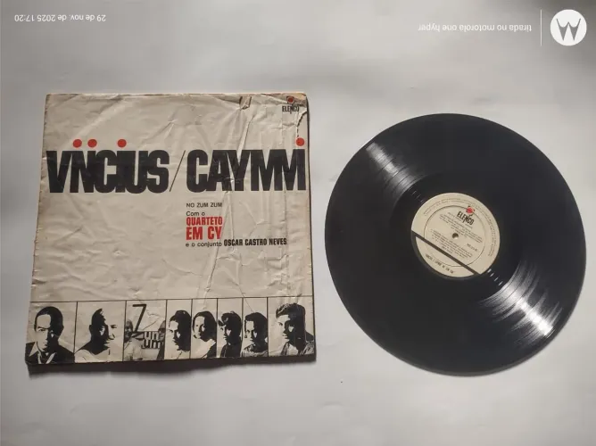 LP VINIL - *VINÍCIUS / CAYMM com quarteto em cy*
