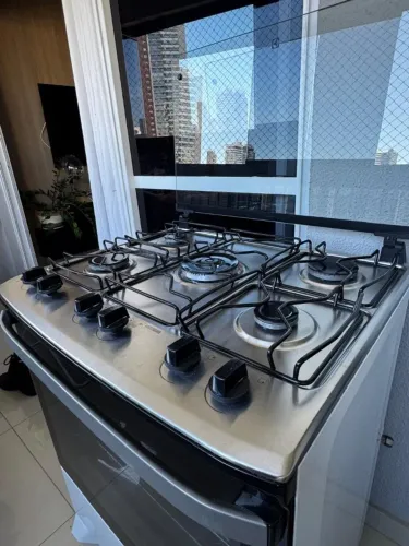 Fogão Electrolux 5 bocas Inox - Excelente estado - Funcionando perfeitamente