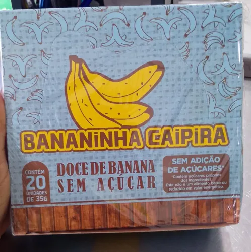 Bananinha Caseira Sem Açúcar. De Paraibuna SP 