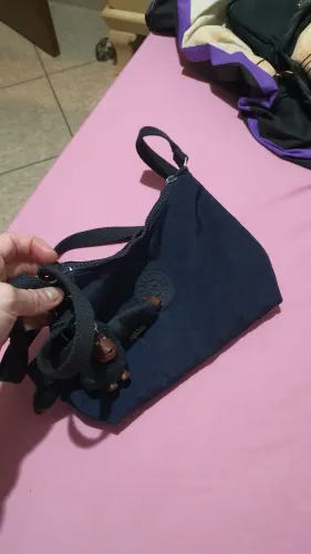 Bolsa Transversal Kipling azul marinho Original
