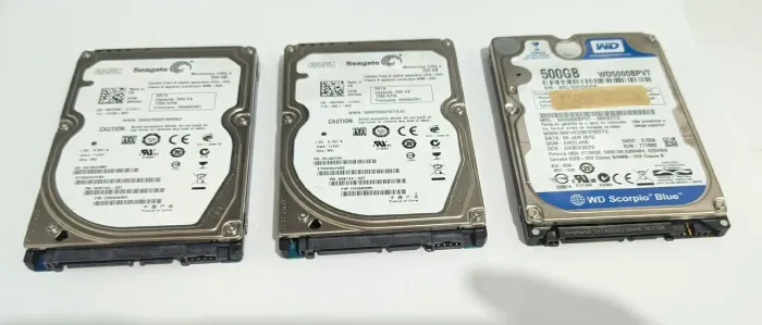 Envio OLX Pay 3 HDS 500GB notebook Seagate WD excelente