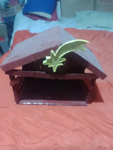 Casa de Presépio pequena*nova*!