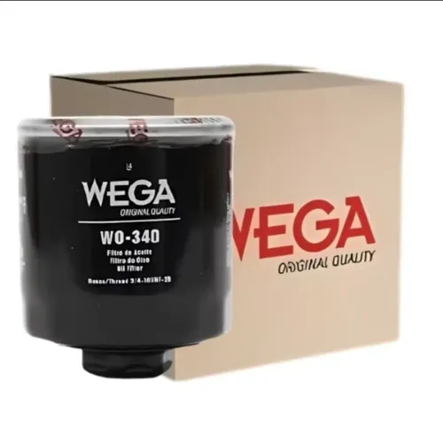 Caixa com 20 Filtros de óleo WEGA WO340 Vw Polo, gol, voyage, fox, bora, golf