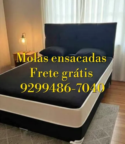 Cama disponível - molas ensacadas - frete grátis