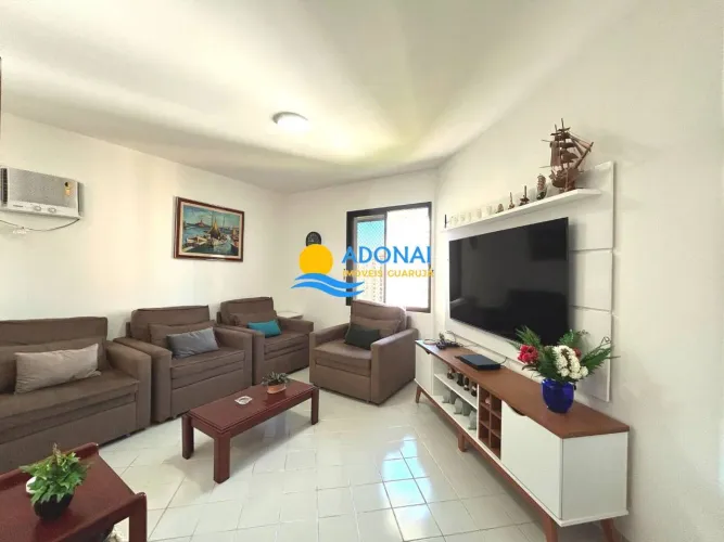 Apartamento beira-mar reformado Pitangueiras Guarujá