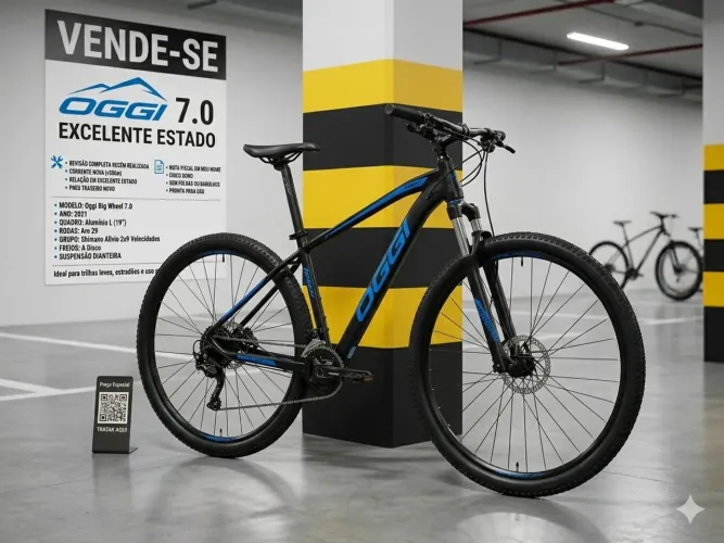 Oggi Big Wheel 7.0 Aro 29 - Shimano Alivio 2x9 | Quadro L (19) | Ano 2021