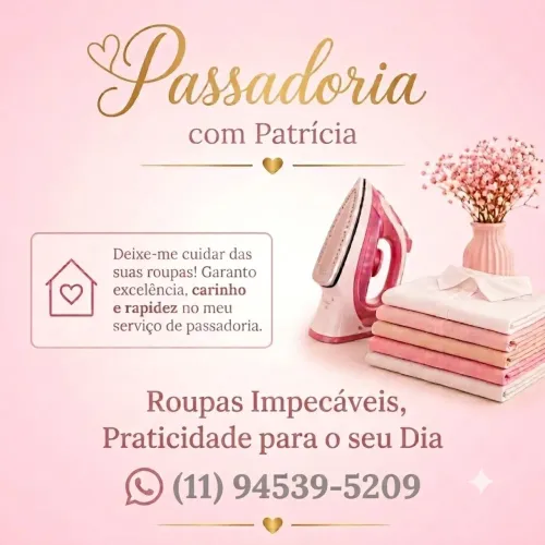 Passadoria | Passadeira | Passar Roupas