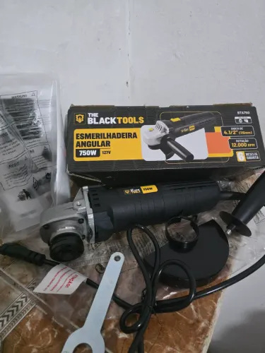 Esmerilhadeira Lixadeira Angular Bte750 4.1/2 750w 4.1/2 The Black Tools