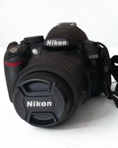 Kit Completo Nikon D3100 com 2 Lentes + Bolsa + Tripé + Cartão + Cabos