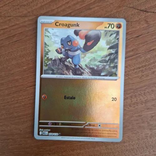 Carta Pokemon Croagunk