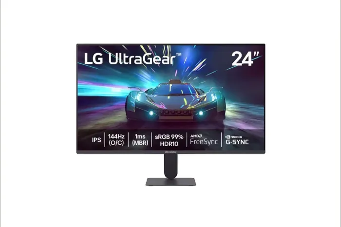 Monitor Gamer LG UltraGear G4 24? IPS Full HD 144Hz G-SYNC FreeSync - Novo Lacrado