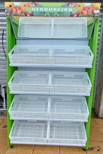 VITRINE HORTIFRUTI 1,30M 8 CAIXAS