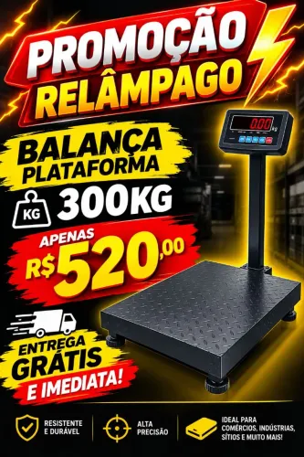 Balança Plataforma 300kg PROMOÇÃO!!!!