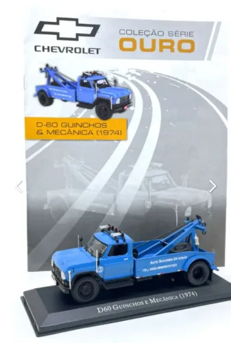 Miniatura de caminhão D60 guincho 1/43