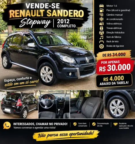 Renault Sandero Stepway Hi-flex 1.6 16V 5P 2012