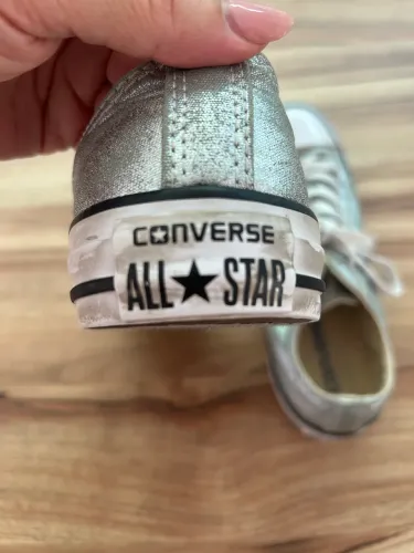 Tênis ALL STAR AZUL METALIZADO , 35