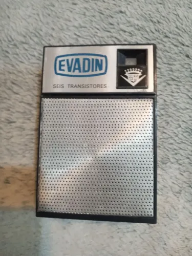 Rádio de bolso Evadin anos 60 