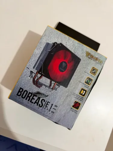 Cooler Gamdias Boreas E1-210 RED para Processador Intel/AMD com Caixa