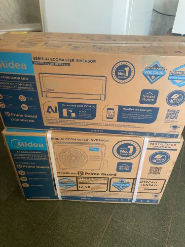 Ar condicionado midea 12000btus ecomaster tecnologia IA quente e frio inverter