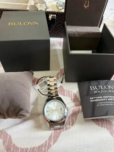 Relógio Bulova Classic Surveyor Automático Azul - 96B469