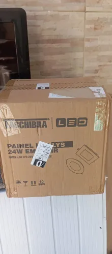 Caixa com 10 lâmpada de led lys embutir