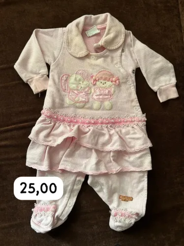Roupa de bebê menina TAM M 3 a 6 meses