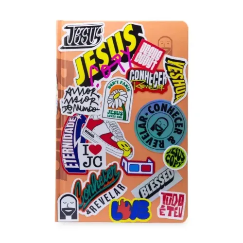 BÍBLIA JESUS COPY STICKER NVI ? TERRACOTA