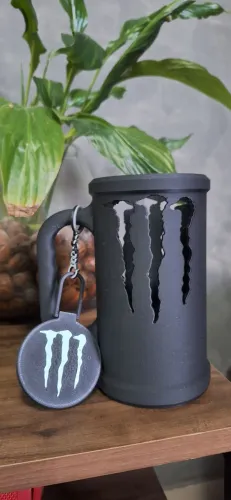 Caneca porta latas energético