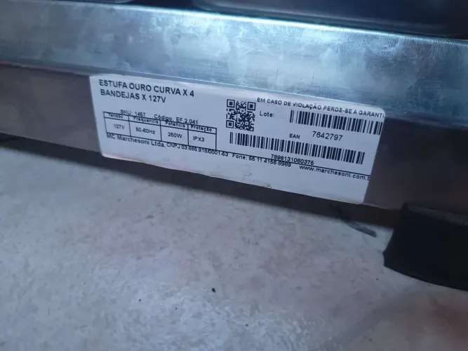 ? ESTUFA PARA LANCHES À VENDA! ?