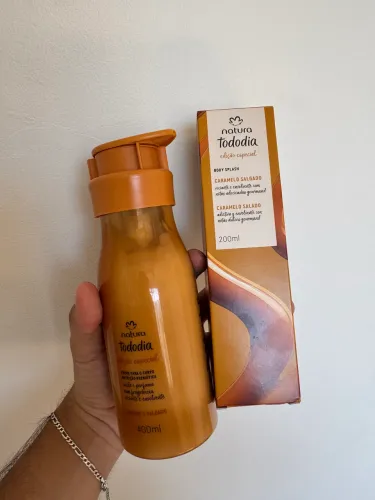 Caramelo salgado Kit creme e body splash 