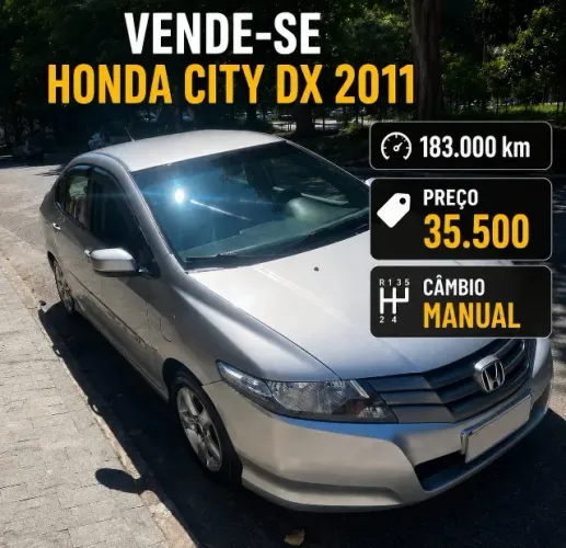 Honda City Sedan DX 1.5 Flex 16V Mec. 2011