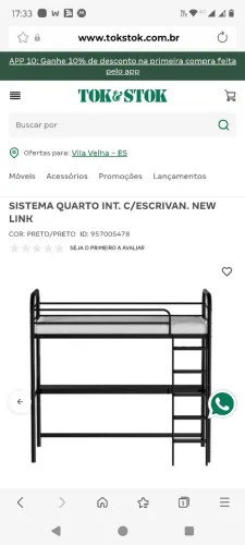 Cama escrivaninha integrados New Link