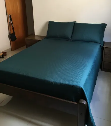 Colchão Ortobom + Cama Viúva