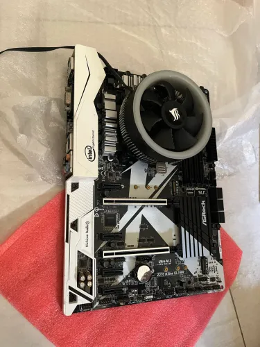 Placa mãe + processador