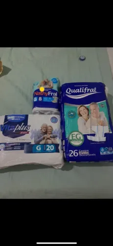 Fralda para adulto ou idoso 3 pacote 160$