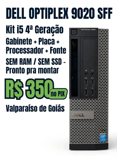 Dell Optiplex 9020 SFF - i5 4ª Geração - Placa + Processador + Gabinete - Sem RAM/SSD