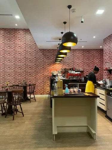 Mobília para cafeteria