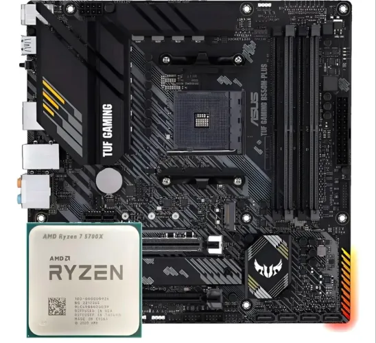 B550 ASUS TUF + RYZEN 7 5700X 