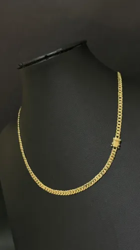 Corrente Grumet Laminada em Ouro 18k 750