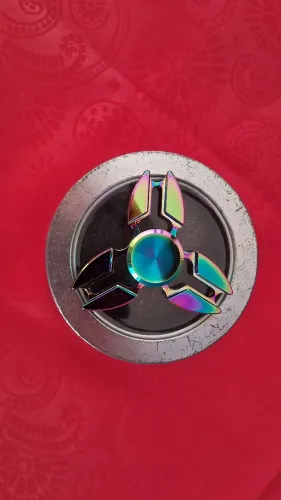Fidget Spinner Metal Rainbow